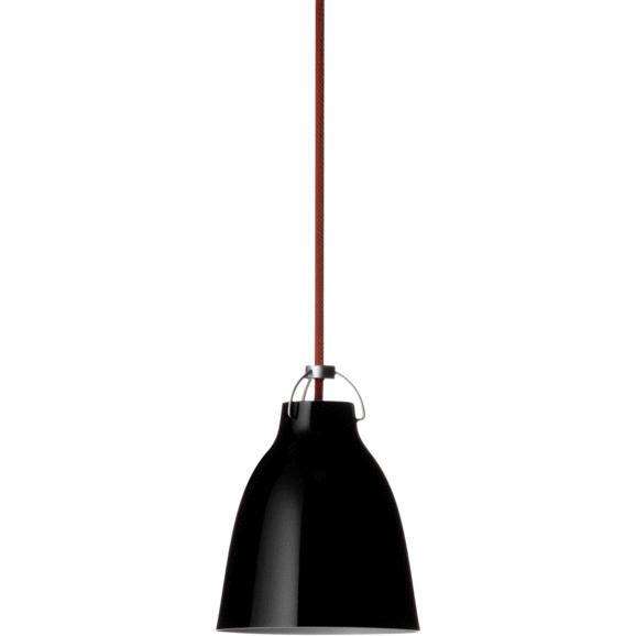 Fritz Hansen Caravaggio Pendulum Ø40 cm, černá/červená