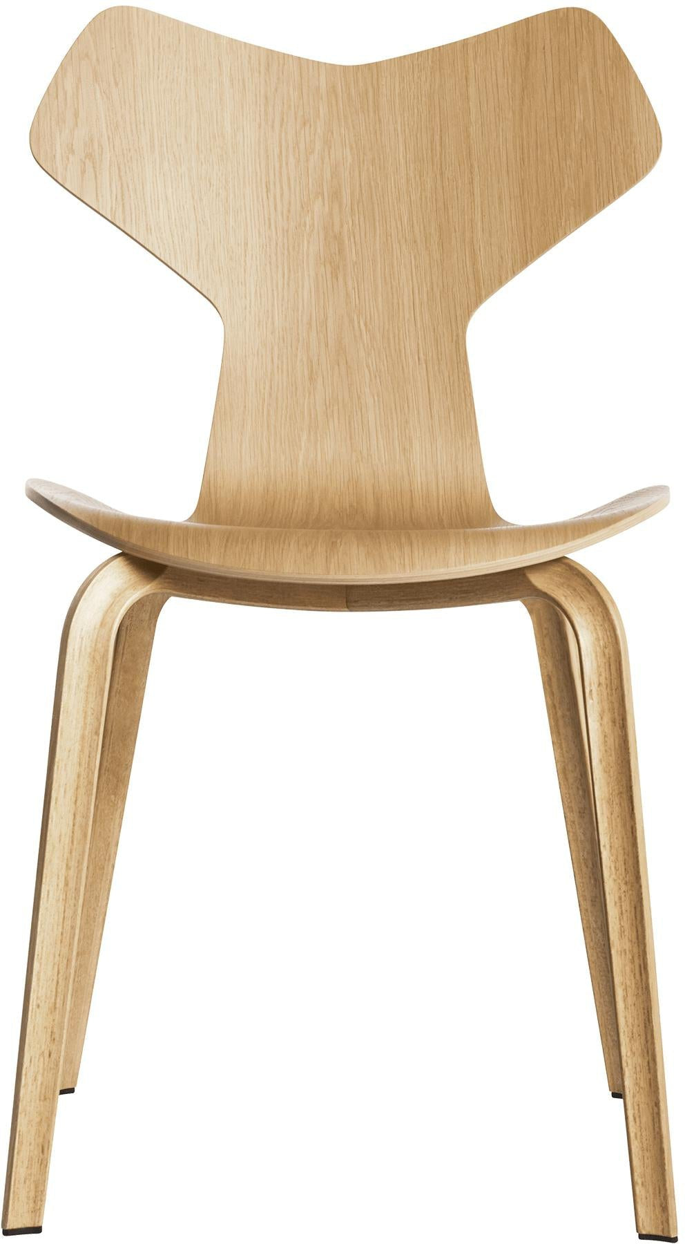 Fritz Hansen Grand Prix Chair Veneer Wooden Legs, Oak