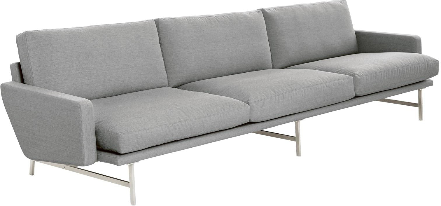 Fritz Hansen Lissoni Sofa Fabric 3 Osoby, remix světle šedá