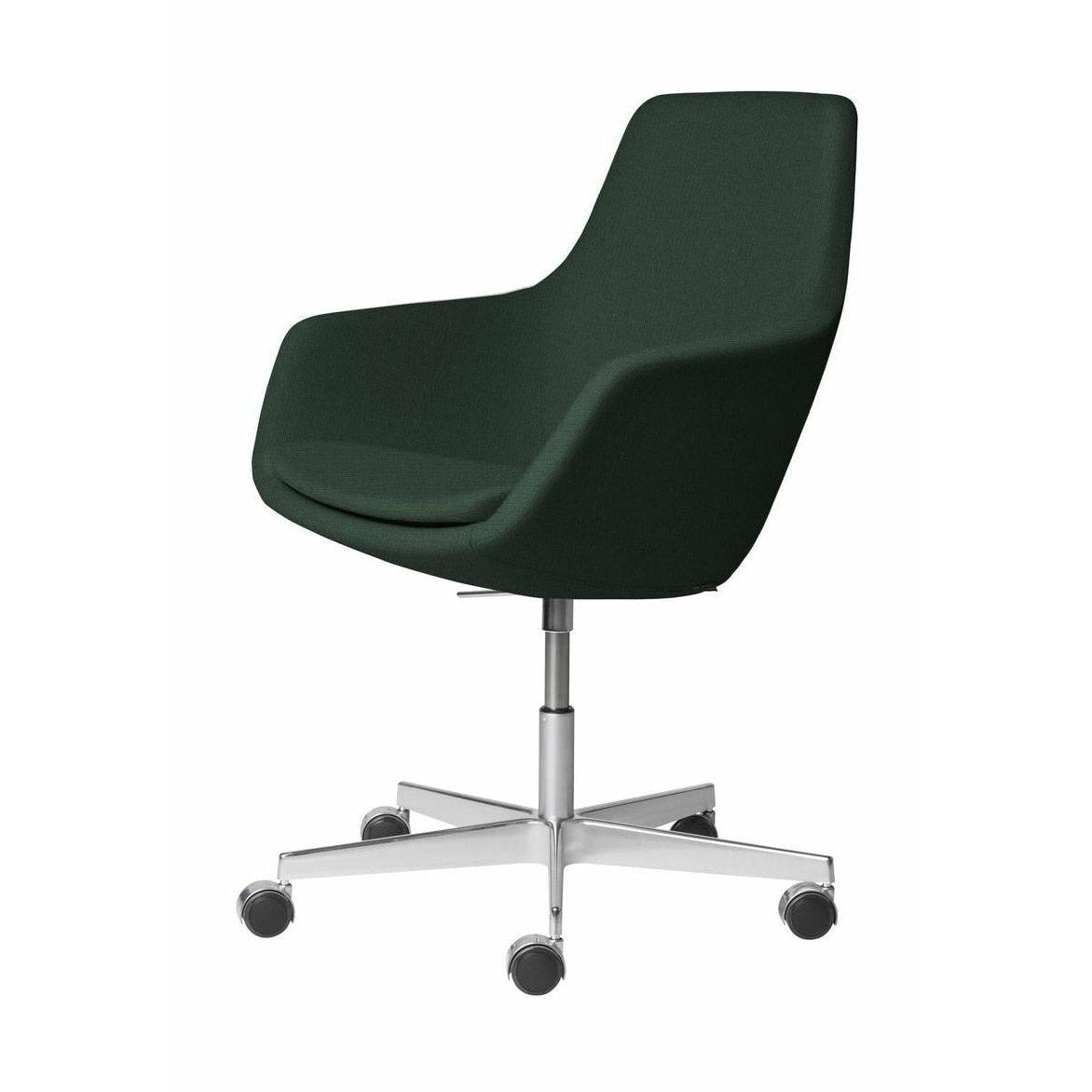 Fritz Hansen Little Giraffe Swivel Chair Fabric Christianshavn, Dark Green Uni