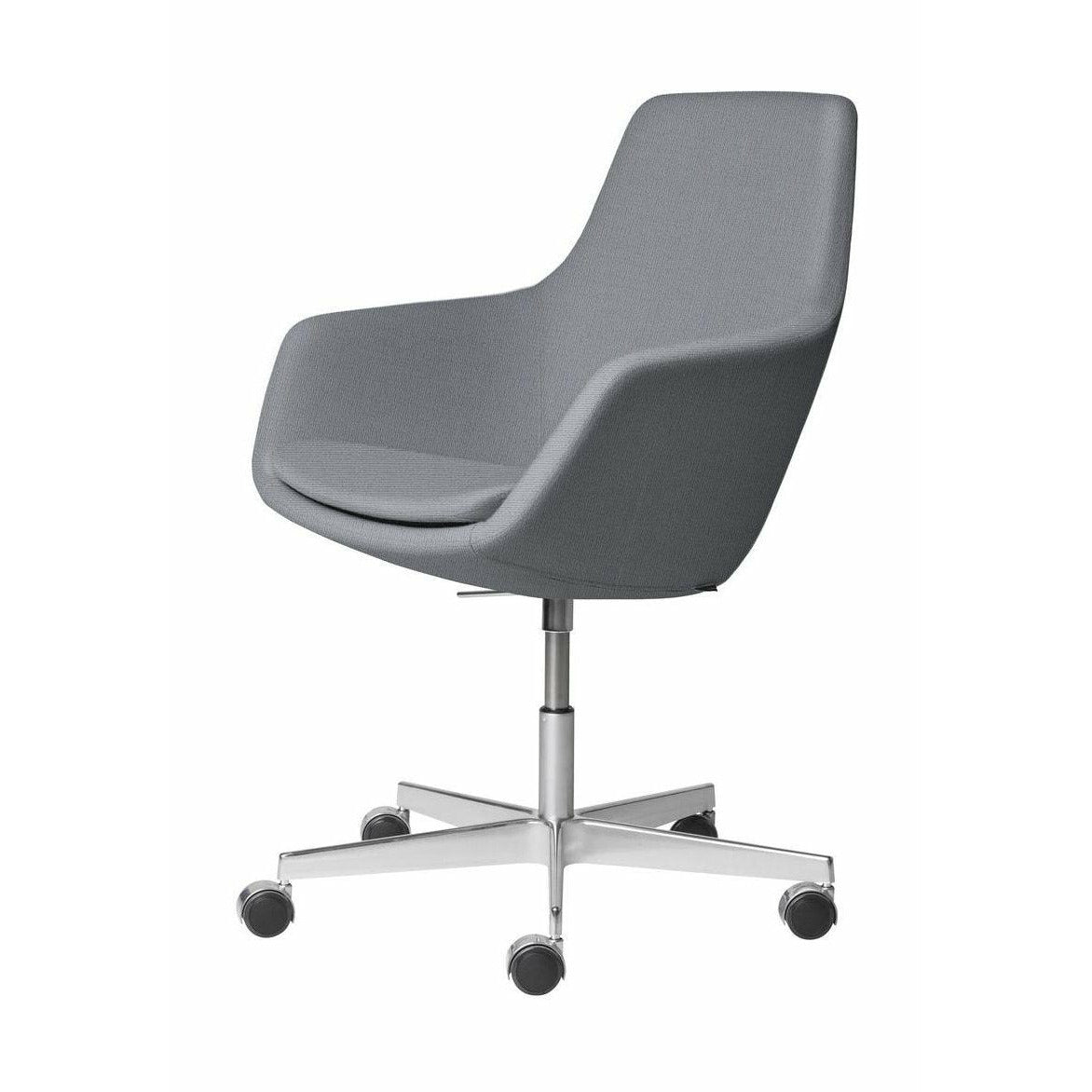 Fritz Hansen Little Giraffe Swivel Chair Fabric Christianshavn, Light Grey Uni