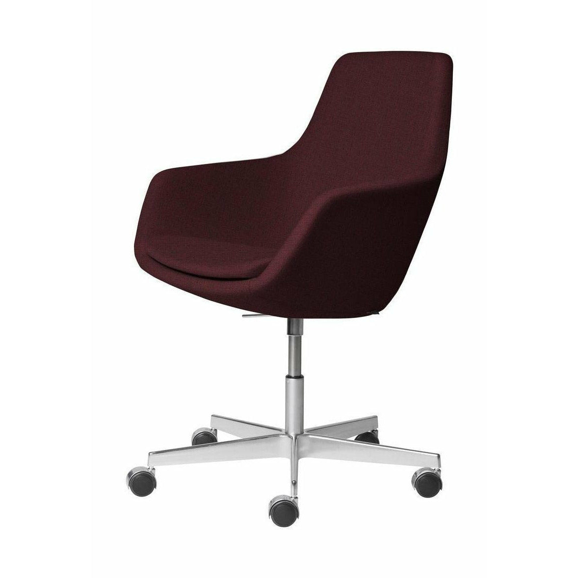 Fritz Hansen Little Giraffe Swivel Chair Fabricshavn, červená