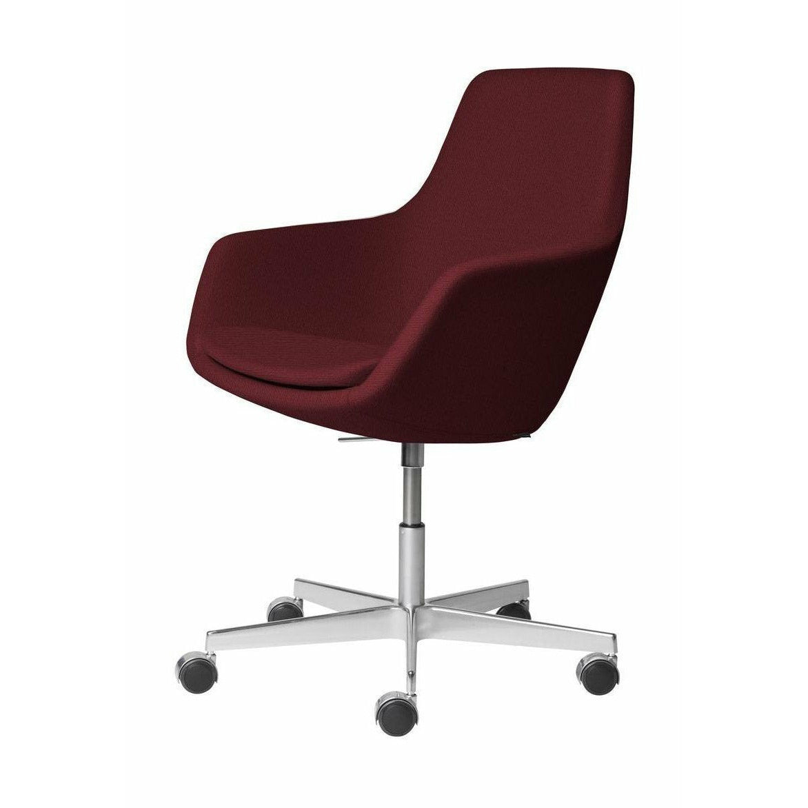 Fritz Hansen Little Giraffe Swivel Chair Fabric Christianshavn, Red Uni