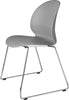 Fritz Hansen N02 Recycle Chair Chromed Steel, šedá