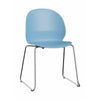 Fritz Hansen N02 Recycle Chair With Welded Connecting Device, Light Blue/Chrome