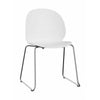 Fritz Hansen N02 Recycle Chair With Welded Connecting Device, Off White/Chrome