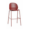 Fritz Hansen N02 Recycle High Bar Stool, Dark Red/Dark Red