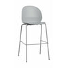 Fritz Hansen N02 Recycle High Bar Stool, Grey/Grey