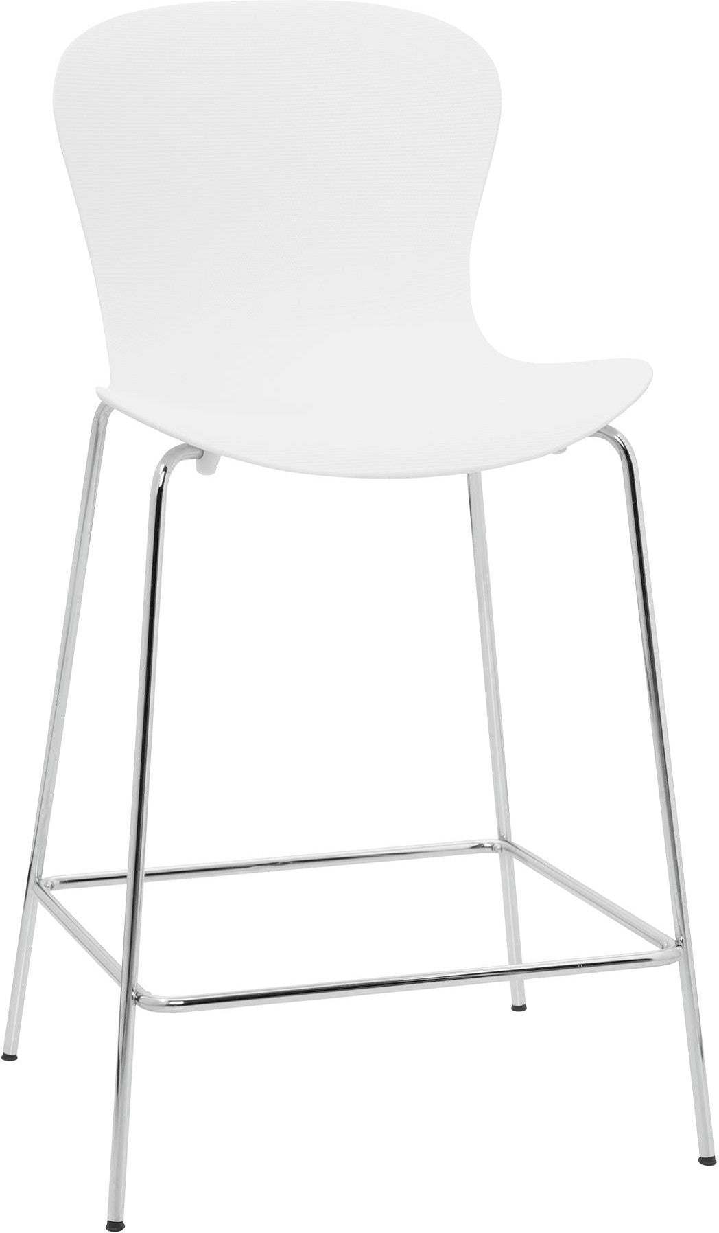 Fritz Hansen Nap Bar Chair 64 Cm, Milk White