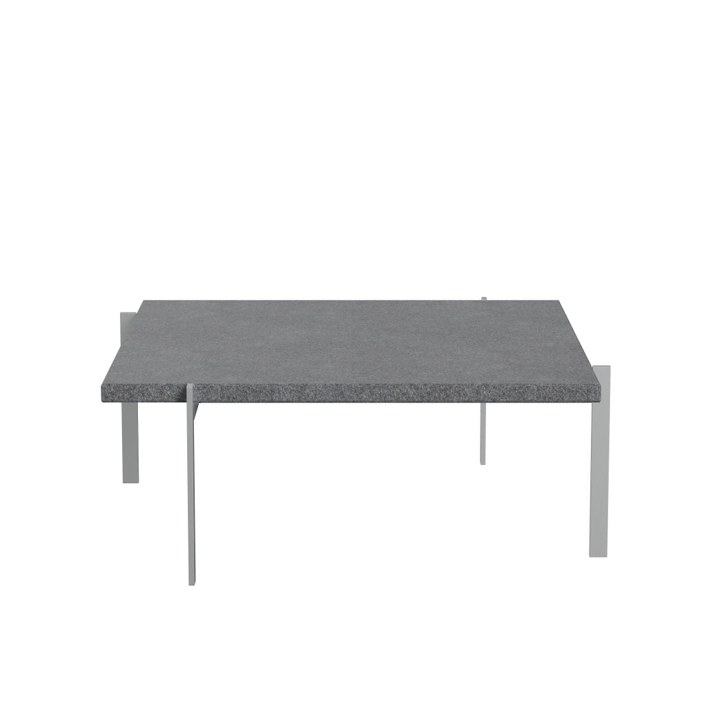 [product_category]-Fritz Hansen Pk61 Coffee Table 80 Cm, Granite-Fritz Hansen-PK61-Stahl-Granit-FRI-1