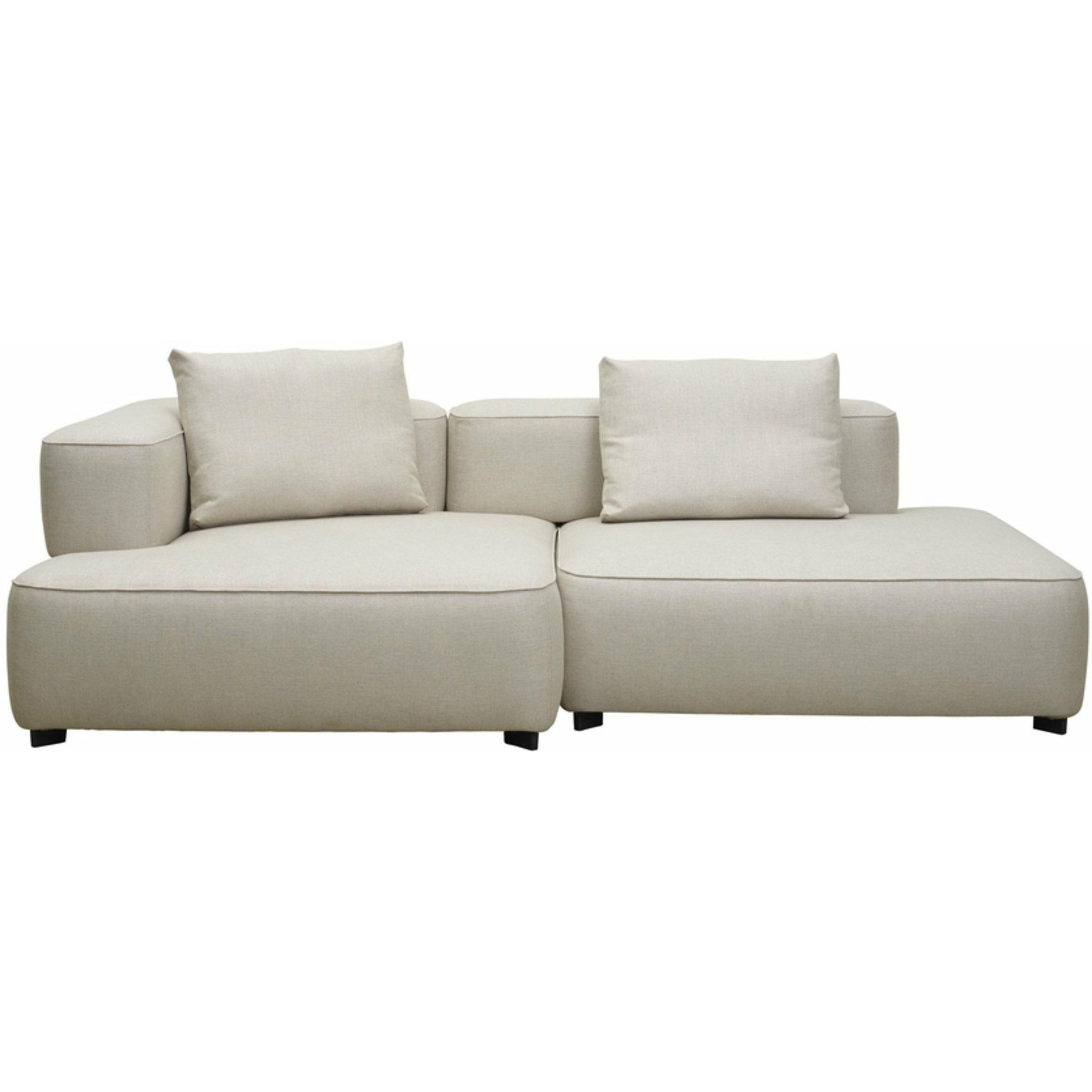 Fritz Hansen PL240 4 Abeceda 2 Seater Sofa Hue, fosilní