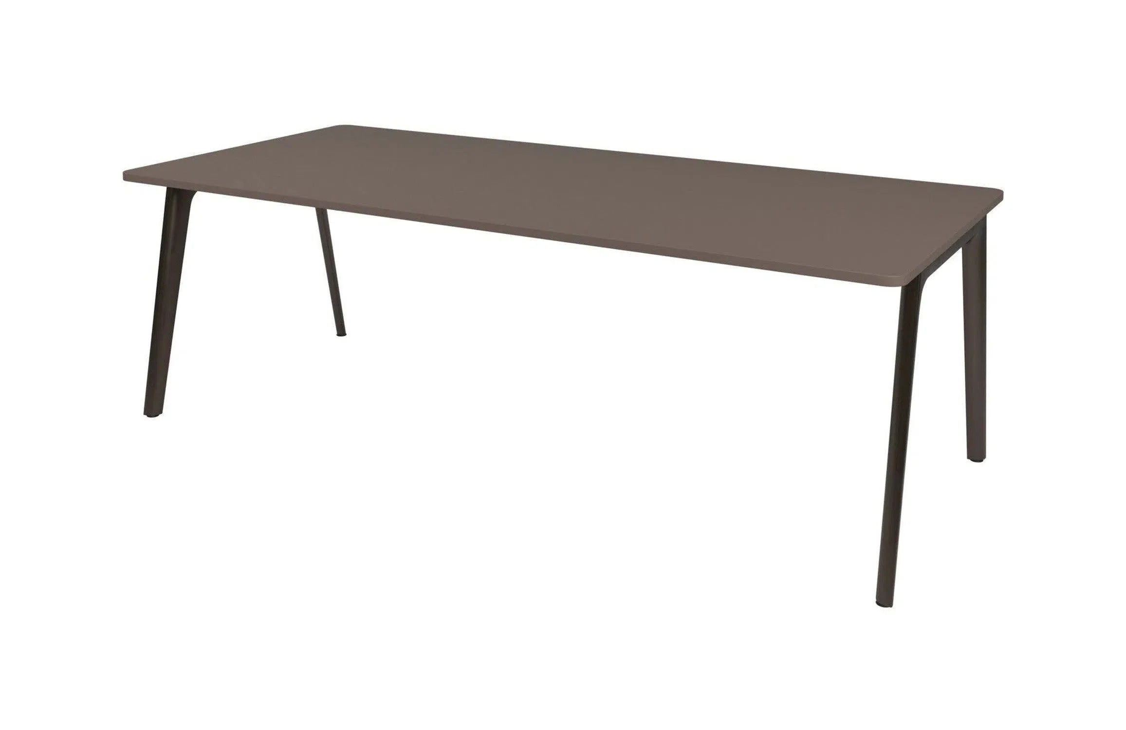 Fritz Hansen Pluralis Table 220x100 Cm, Brown Bronze/Lava Grey