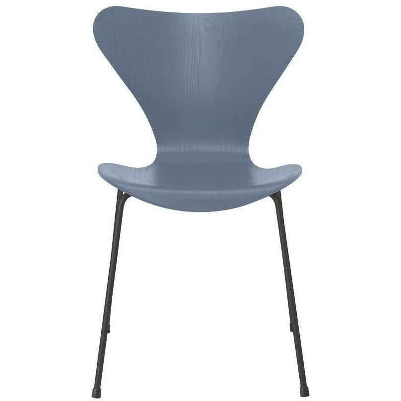 [product_category]-Fritz Hansen Series 7 Chair Dyed Ash Dusk Blue Bowl, Warm Graphite Base-Fritz Hansen-3107-FARVET-DUSK-WARM-FRI-1