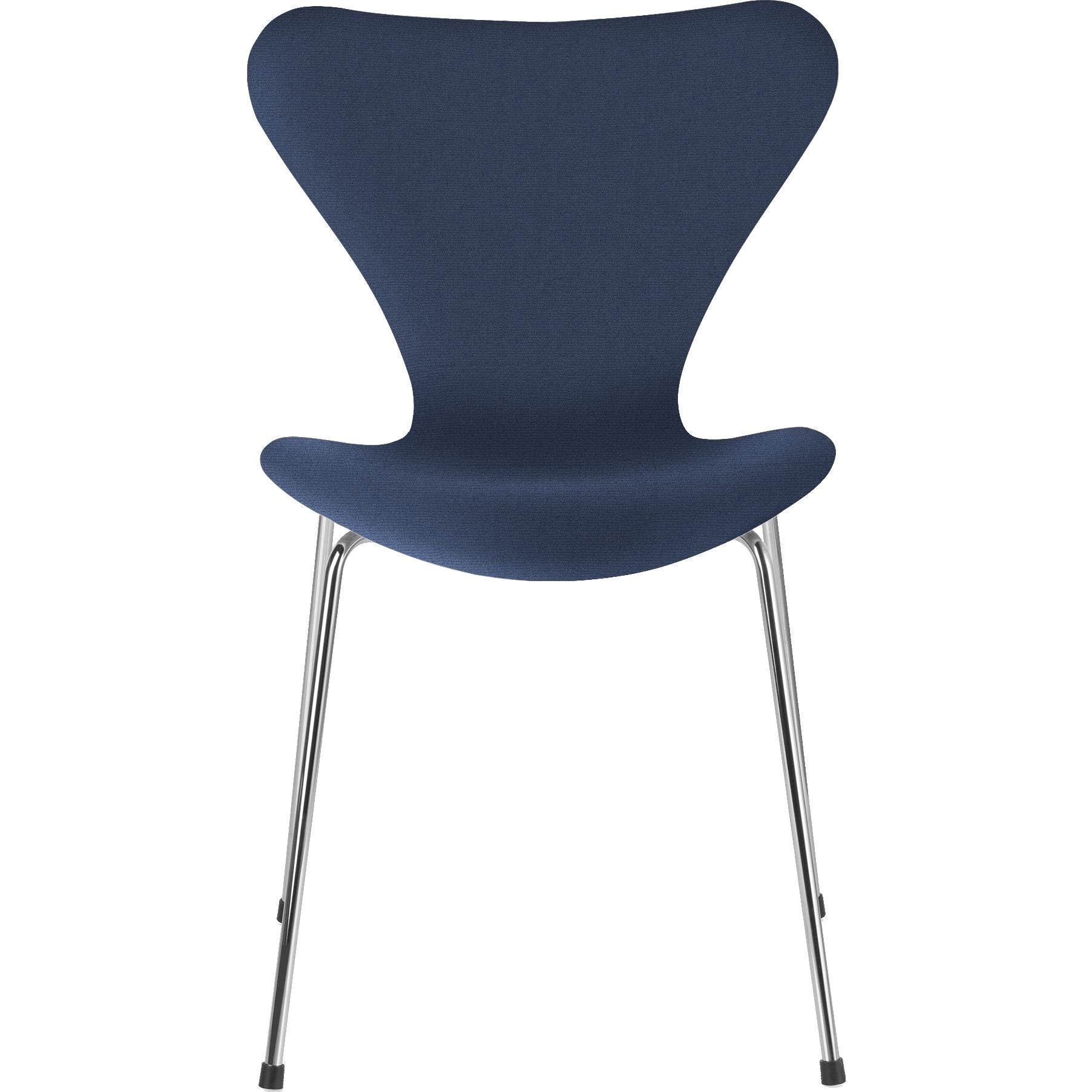 Fritz Hansen Series 7 Chair Full Upholstery Fabric Christianshavn, Blue Uni