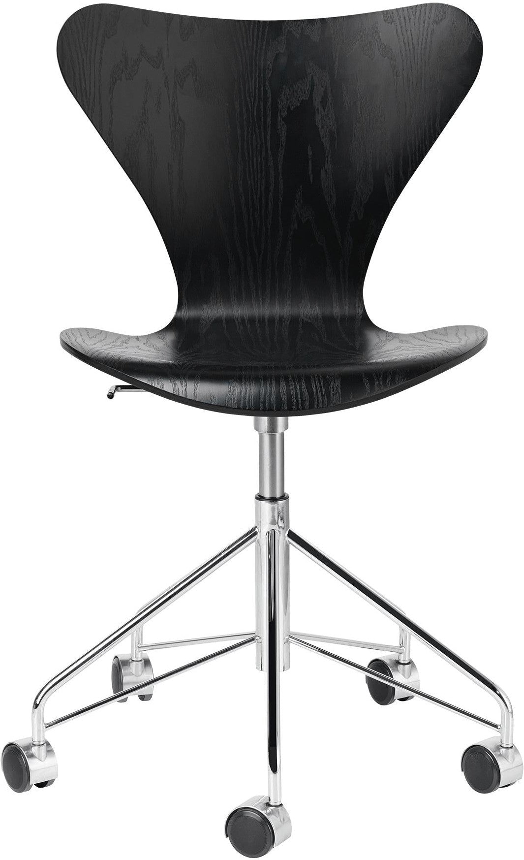 Fritz Hansen Series 7 Swivel Chair Colored Ash, Black