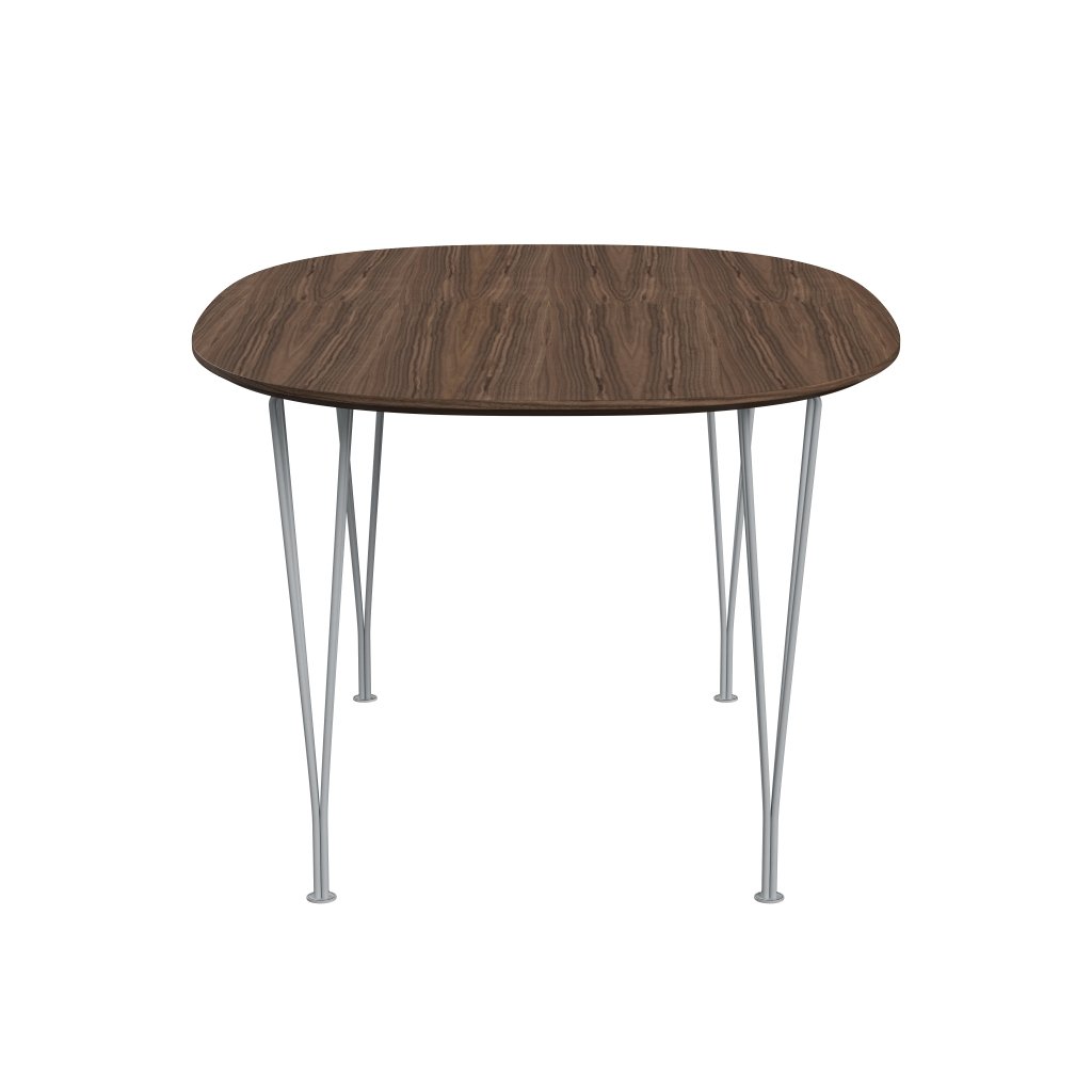 [product_category]-Fritz Hansen Superellipse Dining Table Silver Grey/Walnut Veneer With Walnut Table Edge, 150x100 Cm-Fritz Hansen-B612-WAL001-WAL001-SIGREY-FRI-3