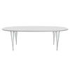 Jezdíl Fritz Hansen Superellipse Silvergrey/White Fenix ​​Lamináty, 240x120 cm