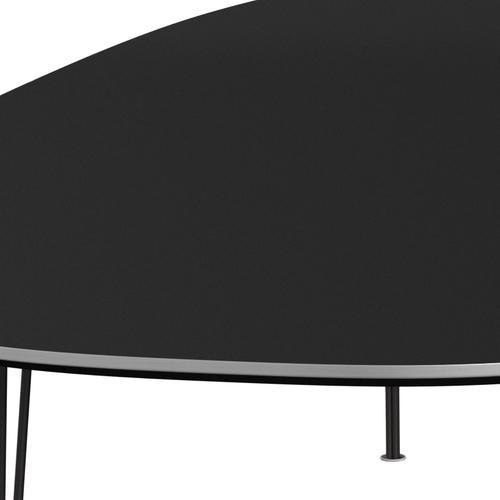 [product_category]-Fritz Hansen Superellipse Dining Table Warm Graphite/Black Fenix Laminates, 300x130 Cm-Fritz Hansen-B617-FXBLL-SPAL-WARGRA-FRI-4