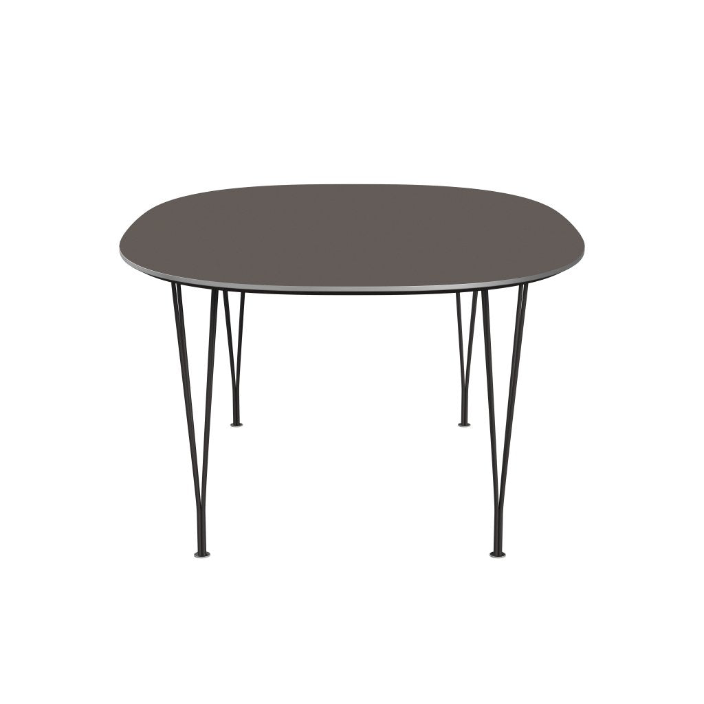 [product_category]-Fritz Hansen Superellipse Dining Table Warm Graphite/Grey Fenix Laminates, 180x120 Cm-Fritz Hansen-B613-FXGRL-SPAL-WARGRA-FRI-3