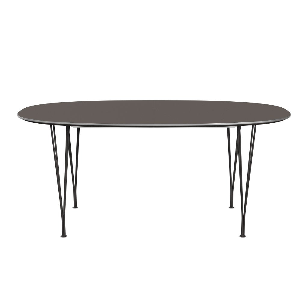 [product_category]-Fritz Hansen Superellipse Extending Table Warm Graphite/Grey Fenix Laminate, 270x100 Cm-Fritz Hansen-B620-FXGRL-SPAL-WARGRA-FRI-1