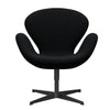  Swan Lounge Chair Black Lacquered/Christianshavn Black Uni