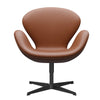  Swan Lounge Chair černá lakovaná/Essential Walnut