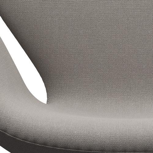 [product_category]-Fritz Hansen Swan Lounge Chair, Black Lacquered/Hallingdal Light Grey (113)-Fritz Hansen-3320-HAL113-BLLA-FRI-6