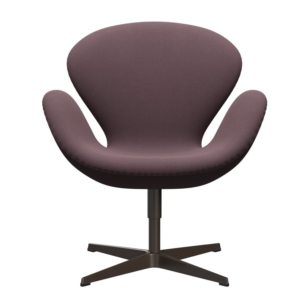 [product_category]-Fritz Hansen Swan Lounge Chair, Brown Bronze/Capture Aubergine-Fritz Hansen-3320-CP6302-BBBASE-FRI-1