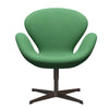  Swan Lounge Chair Brown Bronze/Divina Green