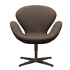  Swan Lounge Chair Brown Bronz/Divina melange zaprášená hnědá