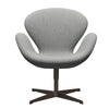  Swan Lounge Chair Brown Bronze/Divina Melange Light Grey