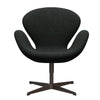  Swan Lounge Chair Brown Bronz/Divina melange sůl a pepř