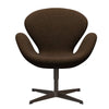  Swan Lounge Chair Brown Bronz/Divina melange teplá hnědá