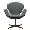  Swan Lounge Chair Brown Bronze/Hallingdal White Black