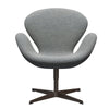  Swan Lounge Chair Brown Bronz/Hallingdal White Grey