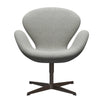  Swan Lounge Chair Brown Bronz/Hallingdal White/Grey