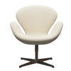  Swan Lounge Chair Brown Bronze/Hallingdal Wool White