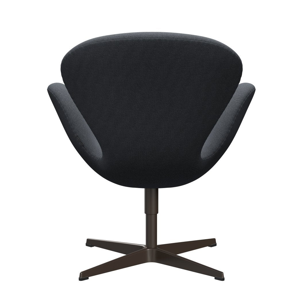 [product_category]-Fritz Hansen Swan Lounge Chair, Brown Bronze/Rime Black/Grey-Fritz Hansen-3320-RIM741-BBBASE-FRI-4