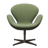  Swan Lounge Chair Brown Bronze/Rime Green/White