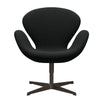  Swan Lounge Chair Brown Bronze/Steelcut Black