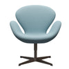  Swan Lounge Chair Brown Bronze/Steelcut Pastel Blue