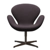  Swan Lounge Chair Brown Bronze/Steelcut trio Brown