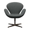  Swan Lounge Chair Brown Bronze/Steelcut Trio Coal