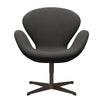  Swan Lounge Chair Brown Bronze/Steelcut Trio Dark Grey