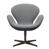  Swan Lounge Chair Brown Bronze/Steelcut Trio Grey