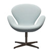  Swan Lounge Chair Brown Bronze/Sunniva White/Light Blue