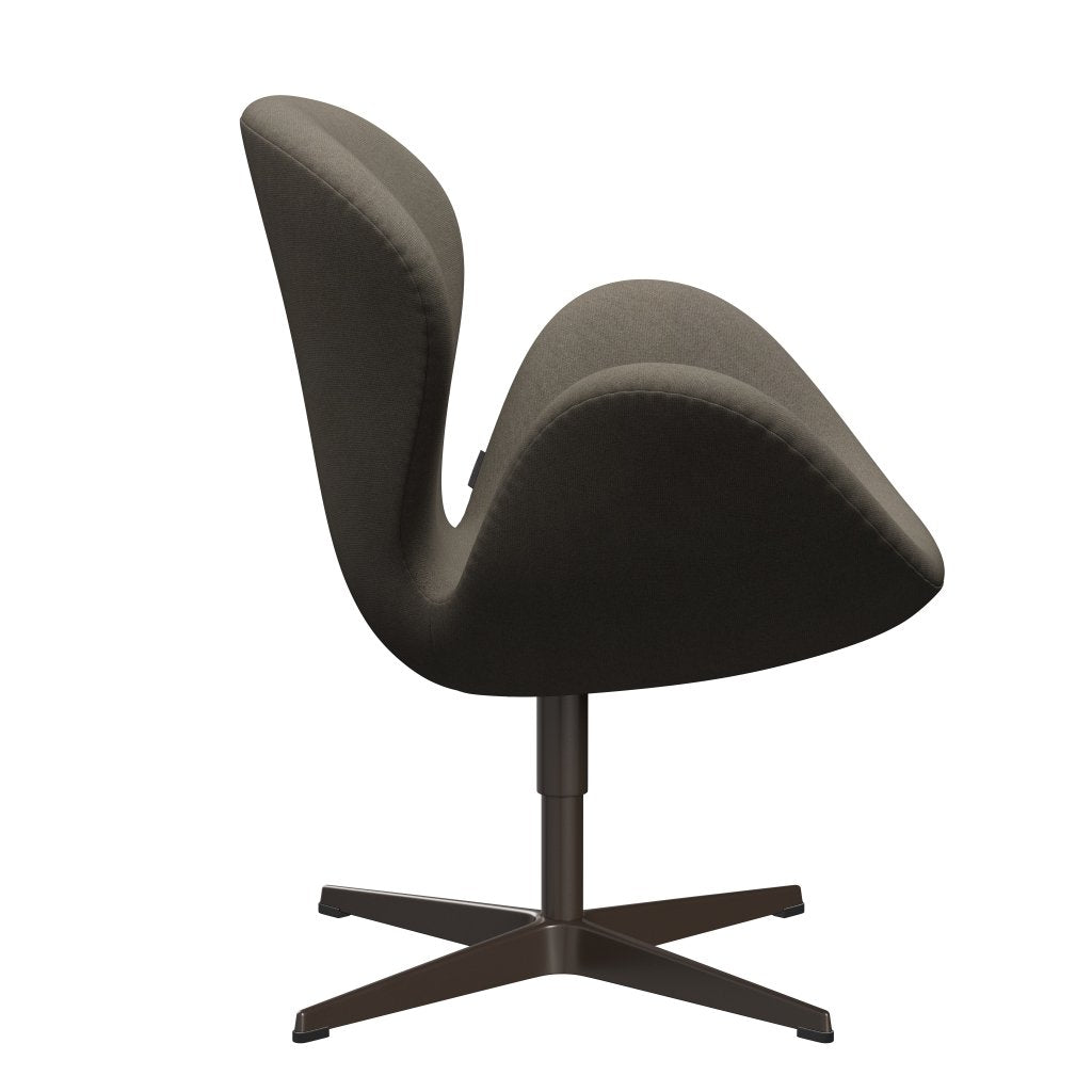 [product_category]-Fritz Hansen Swan Lounge Chair, Brown Bronze/Tonus Dusty Brown-Fritz Hansen-3320-TON613-BBBASE-FRI-3