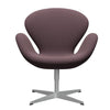  Swan Lounge Chair Silver Grey/Capture Conbergine