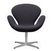  Swan Lounge Chair Silver Grey/Capture Blue Charcoal