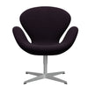 Lounge  Swan Lounge Silver Grey/Divina Aubergine (376)